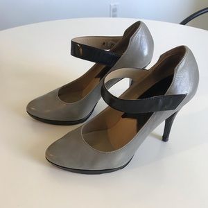 Michael Michael Kors Gray and Black Heels
